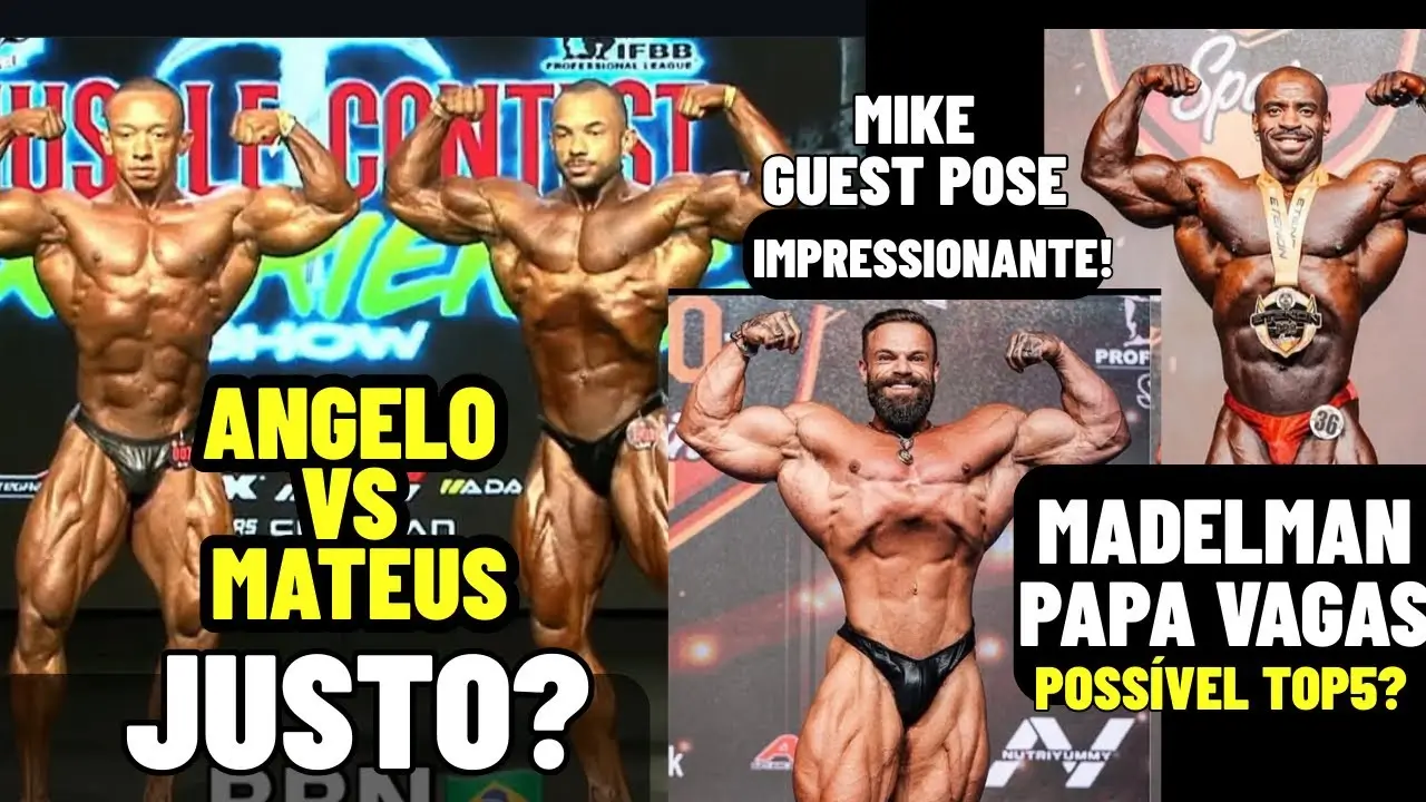 Análise do Muscle Contest: Angelo, Mike e Ryane em alta